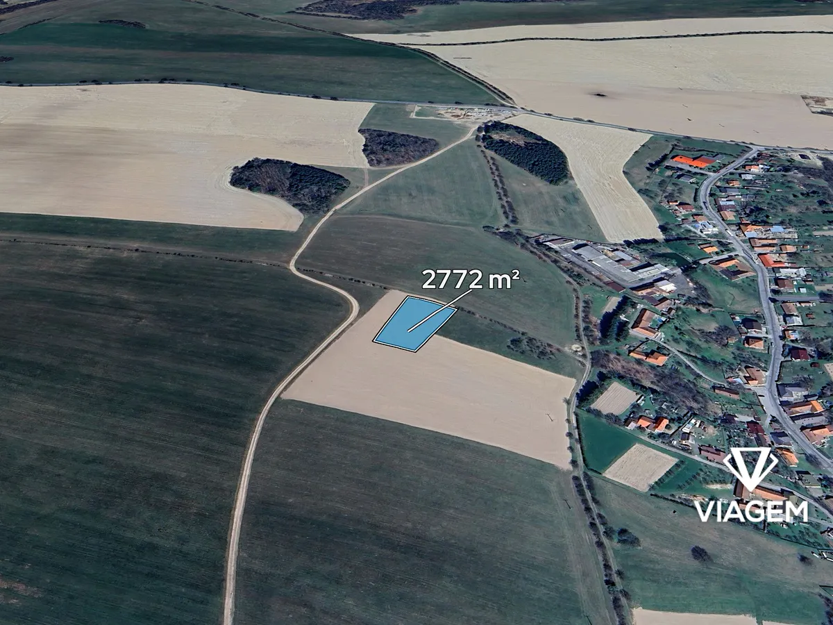 Prodej pole 2772 m²